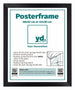 Marco de Poster MDF 38x52cm Negro Mate Parte delantera Tamano | Yourdecoration.es