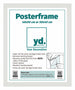 Marco de Poster MDF 40x50cm Blanco Mate Parte delantera Tamano | Yourdecoration.es