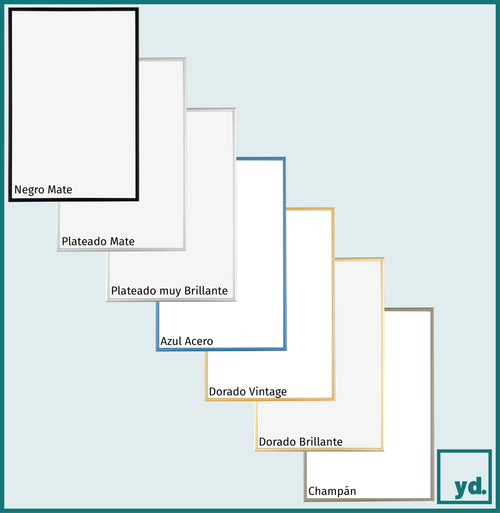 Marco De Fotos 59,4x84cm A1 Champán Aluminio Austin
