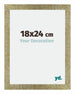 Mura MDF Marco de Fotos 18x24cm Dorado Antiguo Parte delantera Tamano | Yourdecoration.es