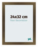 Mura MDF Marco de Fotos 24x32cm Decoración De Bronce Delantera Tamano | Yourdecoration.es