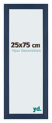 Mura MDF Marco de Fotos 25x75cm Azul Oscuro Barrido Delantera Tamano | Yourdecoration.es