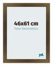 Mura MDF Marco de Fotos 46x61cm Decoración De Bronce Delantera Tamano | Yourdecoration.es