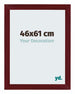 Mura MDF Marco de Fotos 46x61cm Vino Tinto Barrido Delantera Tamano | Yourdecoration.es