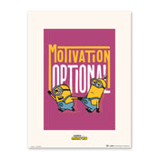 Póster Minions Motivation Optional 30x40cm