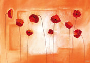 PGM HNE 05 Erika Heinemann Poppy Meeting Reproducción de arte 100x70cm | Yourdecoration.es