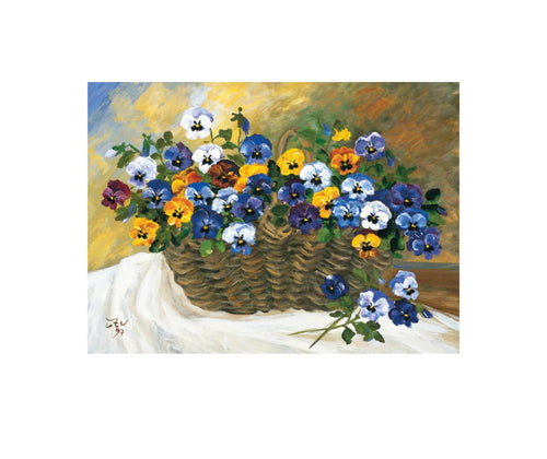 PGM UVW 23 Ute von der Wehl Bunt gemischt Reproducción de arte 50x42cm | Yourdecoration.es