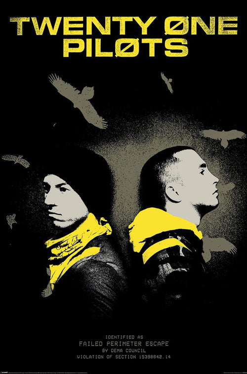 Poster 21 Pilots Trench Vultures 61x91 5cm PP2403419 | Yourdecoration.es