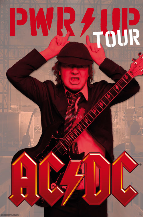 Poster Acdc Pwr Up Tour 61x91 5cm GBYDCO675 | Yourdecoration.es