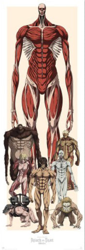 Poster Attack On Titan 53x158cm Grupo Erik PPGE8120 | Yourdecoration.es