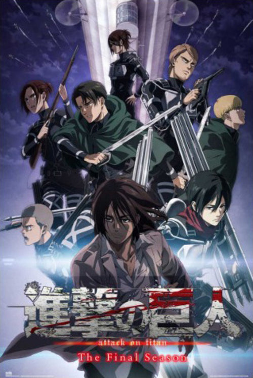 Póster Attack On Titan The Final Season 61x91 5cm Grupo Erik GPE5833 | Yourdecoration.es