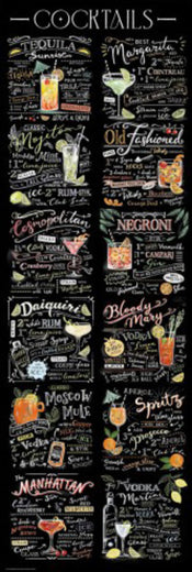 Póster Cocktail 53x158cm Grupo Erik PPGE8114 | Yourdecoration.es