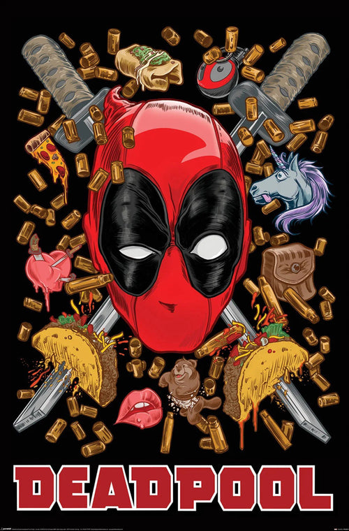 Poster Deadpool Chimichanga 61x91 5cm PP2402114 | Yourdecoration.es