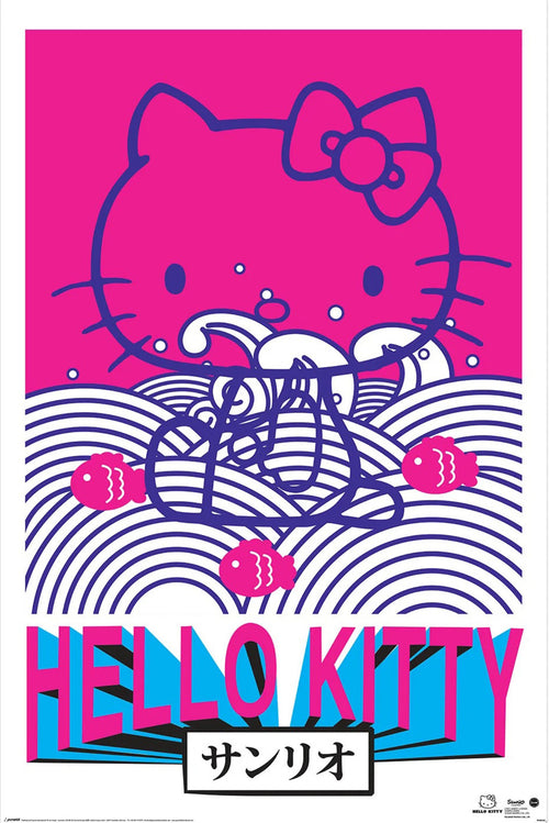 Poster Hello Kitty Tokyo Rebel 61x91 5cm PP2401867 | Yourdecoration.es