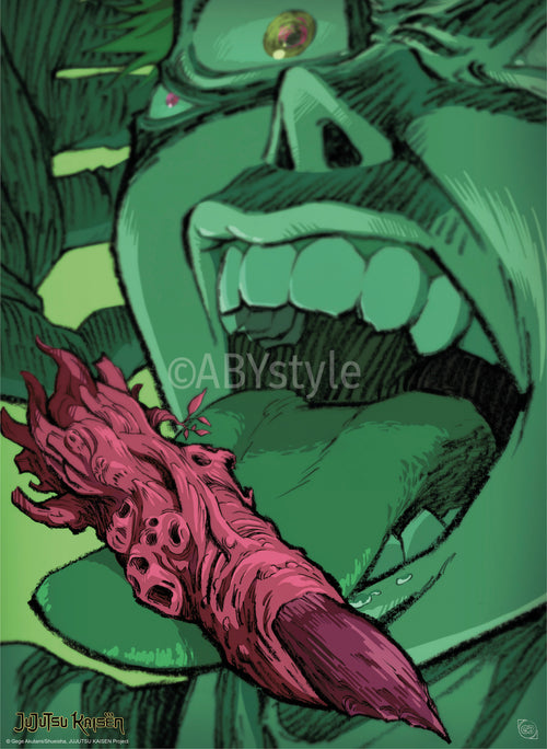 Poster Jujutsu Kaisen Itadori Eating A Finger 38x52cm Abystyle GBYDCO509 | Yourdecoration.es