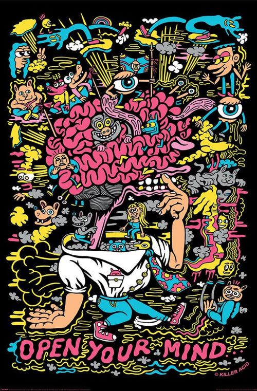 Poster Killer Acid Open Your Mind 61x91 5cm PP35434 | Yourdecoration.es