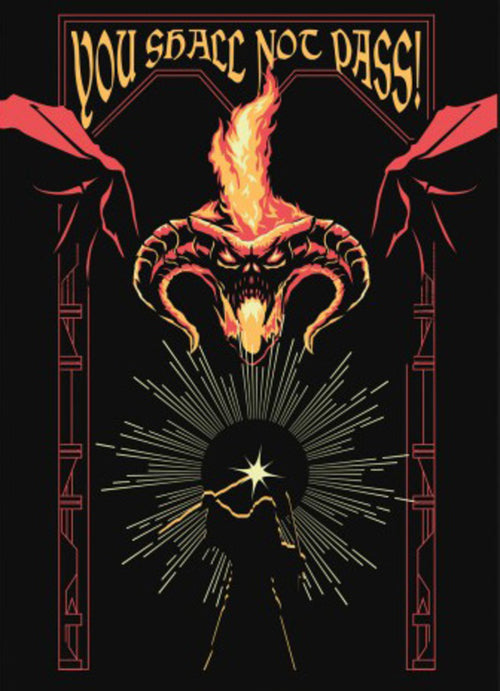 Poster Lord Of The Rings Balrog Glow In The Dark 61x91 5cm Grupo Erik GPEPR011 | Yourdecoration.es