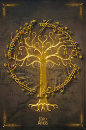 Poster Lord Of The Rings White Tree 61x91 5cm Abystyle GBYDCO655 | Yourdecoration.es