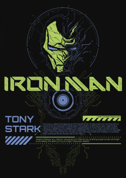 Poster Marvel Iron Man Glow In The Dark 61x91 5cm Grupo Erik GPEPR007 | Yourdecoration.es