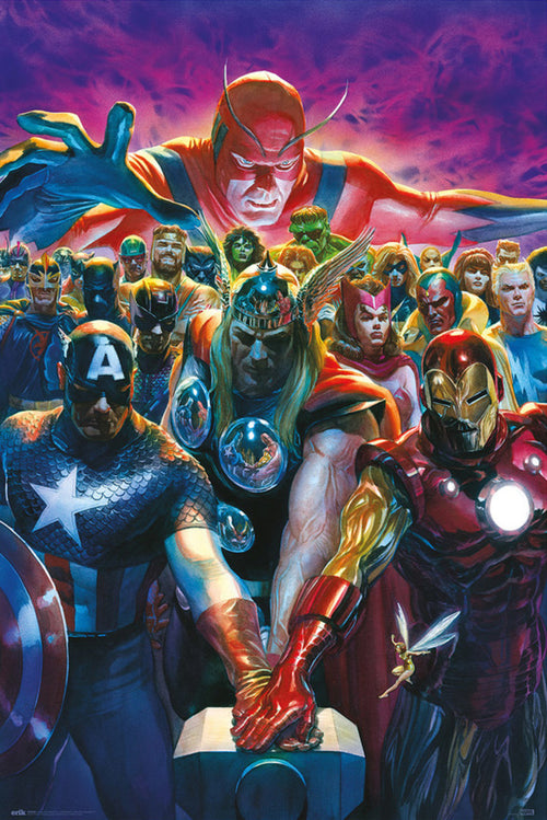 Póster Marvel Los Vengadores 10 61x91 5cm Grupo Erik GPE5789 | Yourdecoration.es