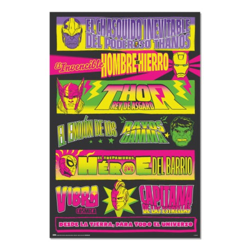 Poster Marvel Wrestling 61x91 5cm Grupo Erik GPE5947 | Yourdecoration.es