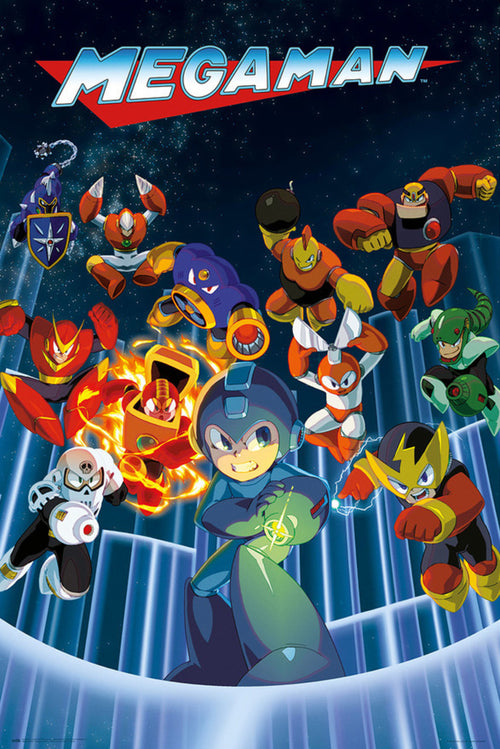 Póster Mega Man 61x91 5cm Grupo Erik GPE5774 | Yourdecoration.es