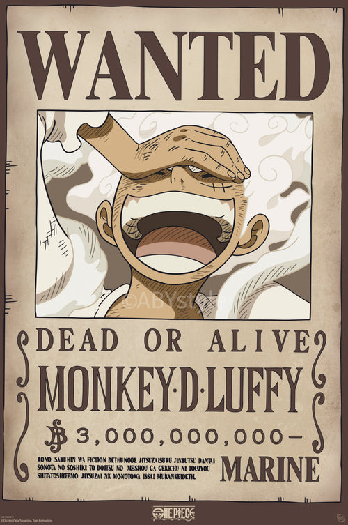 Poster One Piece Wanted Luffy Wano 61x91 5cm Abystyle GBYDCO617 | Yourdecoration.es