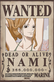 Poster One Piece Wanted Nami Wano 38x52cm GBYDCO642 | Yourdecoration.es