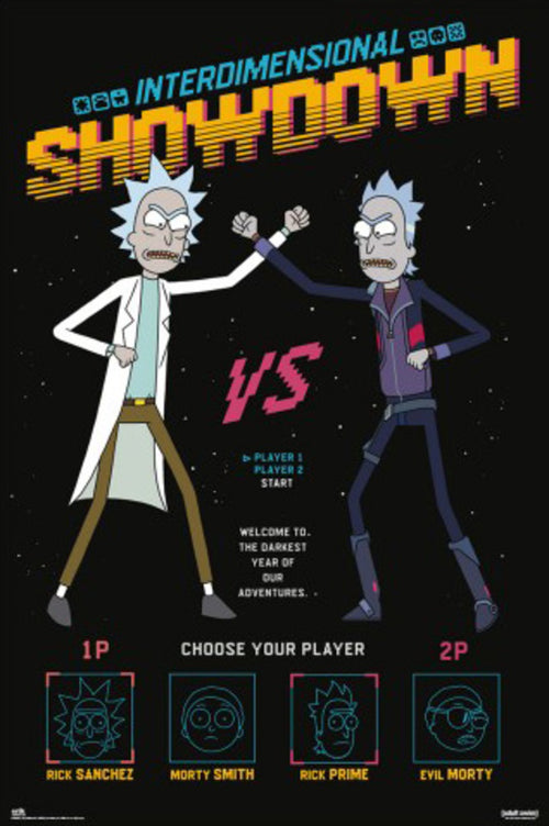 Póster Rick And Morty Interdimensional Showdown 61x91 5cm Grupo Erik GPE5801 | Yourdecoration.es