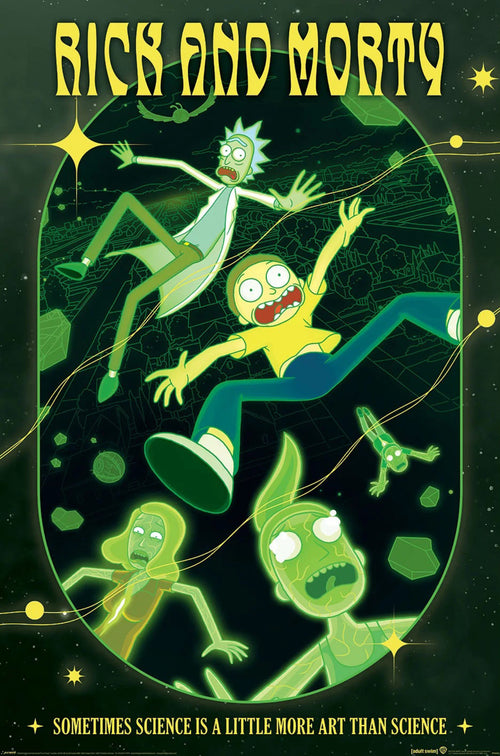 Poster Rick and Morty Rave Rickrival 61x91 5cm PP35423 | Yourdecoration.es