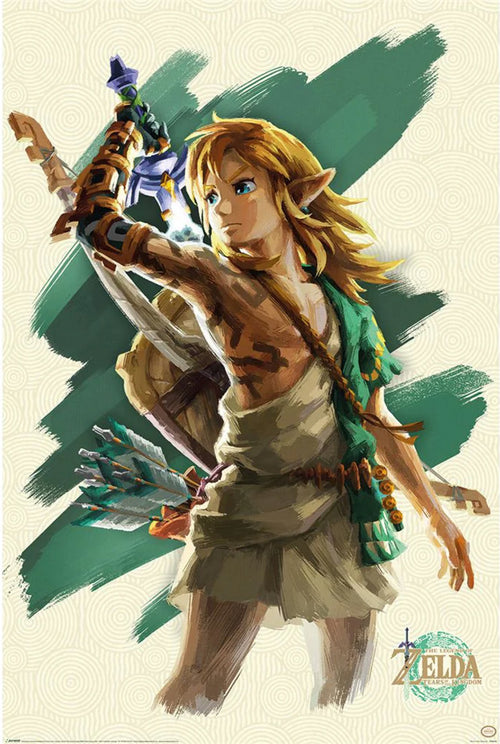 Póster The Legend of Zelda Tears of the Kingdom Link Unleashed 61x91 5cm Pyramid PP35325 | Yourdecoration.es