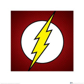 Reproducción de arte Dc Comics The Flash Symbol 40x40cm Pyramid PPR45381 | Yourdecoration.es