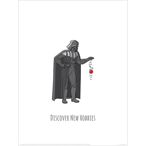 Reproducción de arte Star Wars Vaders Boredom Busting Ideas Discover New Hobbies 30x40cm Pyramid PPR54082 | Yourdecoration.es