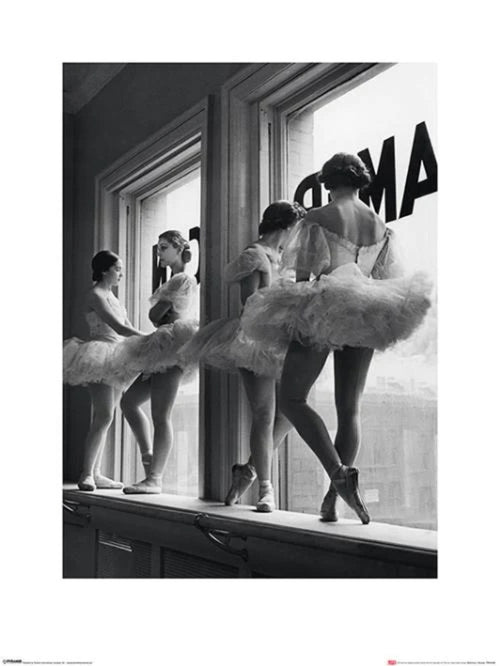 Reproducción de arte Time Life Ballerinas In Window 60x80cm Pyramid PPR40190 | Yourdecoration.es