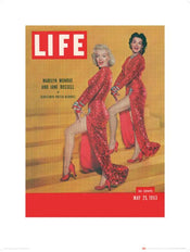 Reproducción de arte Time Life Life Cover Monroe Russell 60x80cm Pyramid PPR40205 | Yourdecoration.es