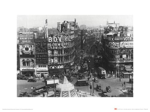 Reproducción de arte Time Life Piccadilly Circus London 1942 40x30cm Pyramid PPR44381 | Yourdecoration.es