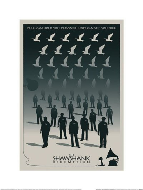 Reproducción de arte Wb100 The Shawshank Redemption 30x40cm Pyramid PPR54376 | Yourdecoration.es