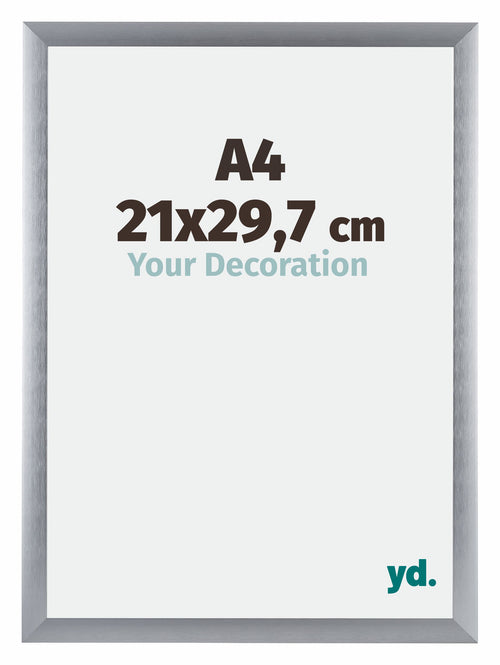 Tucson Aluminio Marco de Fotos 21x29 7cm Plateado cepillado Parte delantera Tamano | Yourdecoration.es
