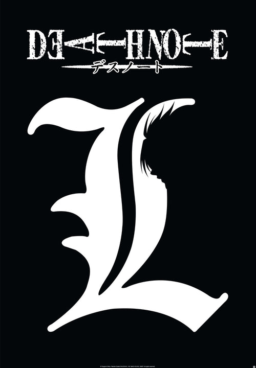 Death Note L Symbol Póster 61X91 5cm | Yourdecoration.es