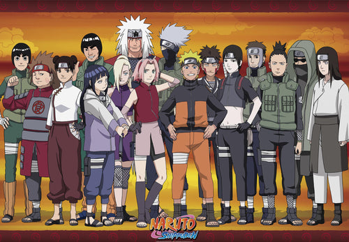 Naruto Shippuden Konoha Ninjas Póster 91 5X61cm | Yourdecoration.es