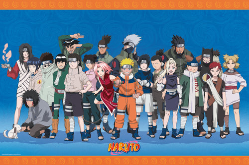 Naruto Konoha Ninjas Póster 91 5X61cm | Yourdecoration.es