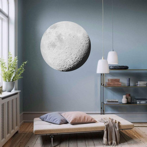 d1 020 komar luna Fotomural Tejido No Tejido 125x125cm Redondo Ambiente | Yourdecoration.es