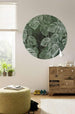 d1 023 komar novel monstera Fotomural Tejido No Tejido 125x125cm Redondo Ambiente | Yourdecoration.es