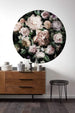 d1 032 komar flower couture Fotomural Tejido No Tejido 125x125cm Redondo Ambiente | Yourdecoration.es