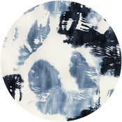 d1 044 komar arty blue Fotomural Tejido No Tejido 125x125cm Redondo | Yourdecoration.es