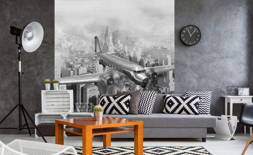 dimex airplane Fotomural Tejido No Tejido 225x250cm 3 Tiras Ambiente 3de7b09c ae74 45e7 a0cb 29f88a30e1e8 | Yourdecoration.es