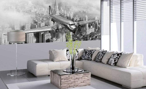 dimex airplane Fotomural Tejido No Tejido 375x150cm 5 Tiras Ambiente ddb96000 8bed 449d 9650 013cc5a74f53 | Yourdecoration.es