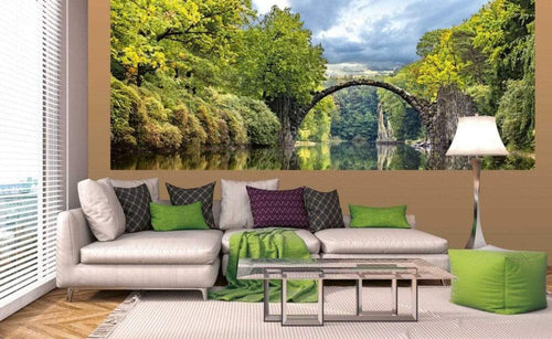 dimex arch bridge Fotomural Tejido No Tejido 375x150cm 5 Tiras Ambiente 76f7ee44 e00b 47e7 be0d d8697c32447d | Yourdecoration.es