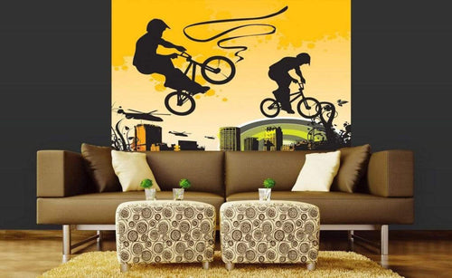 dimex bicycle Fotomural Tejido No Tejido 225x250cm 3 Tiras Ambiente 48b89c7a 2138 4964 8af8 6ba1dc29f0aa | Yourdecoration.es