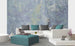 dimex blue painting abstract Fotomural Tejido No Tejido 375x250cm 5 Tiras Ambiente | Yourdecoration.es